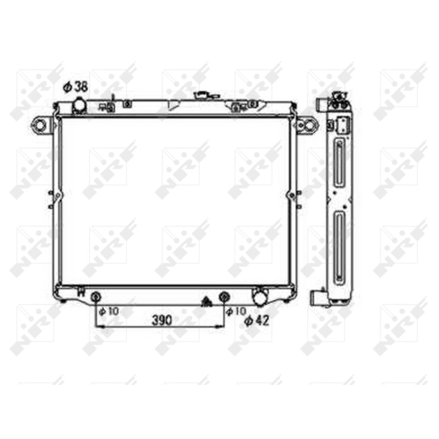 Radiatore NRF 53706