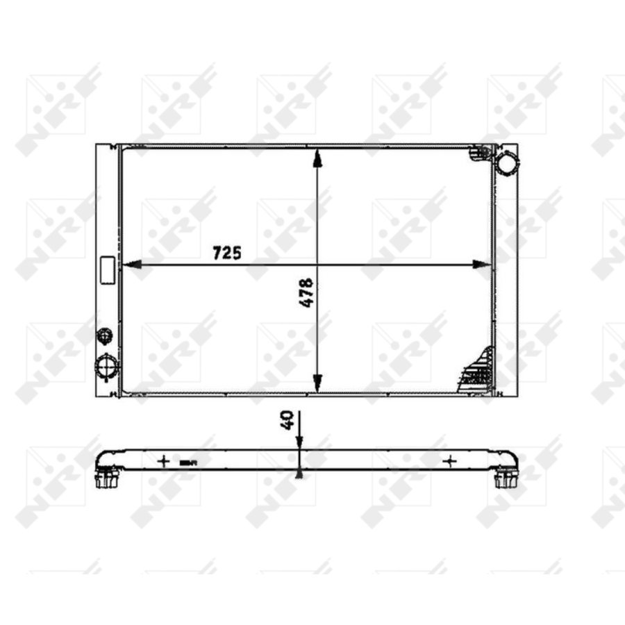 Radiatore NRF 53716