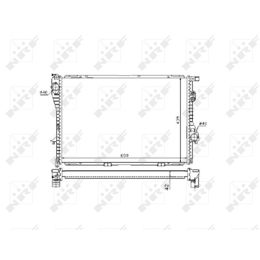 Radiatore NRF 53721 EASY FIT