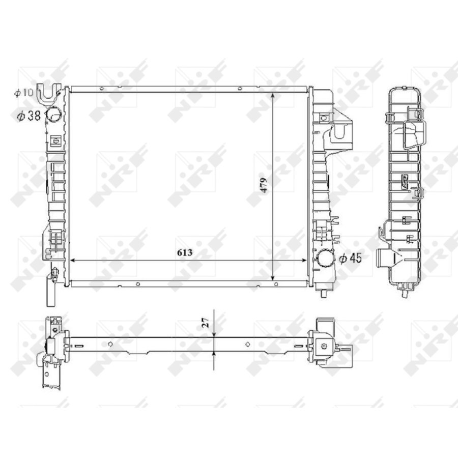 Radiatore NRF 53712 EASY FIT