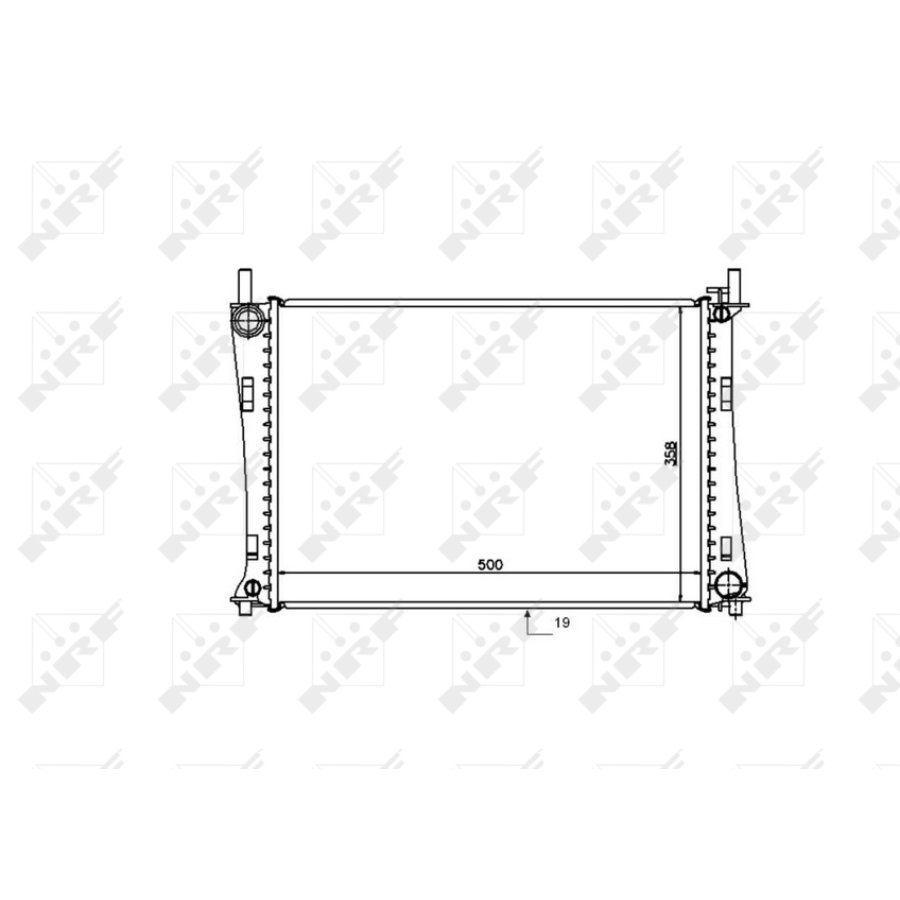 Radiatore NRF 53740