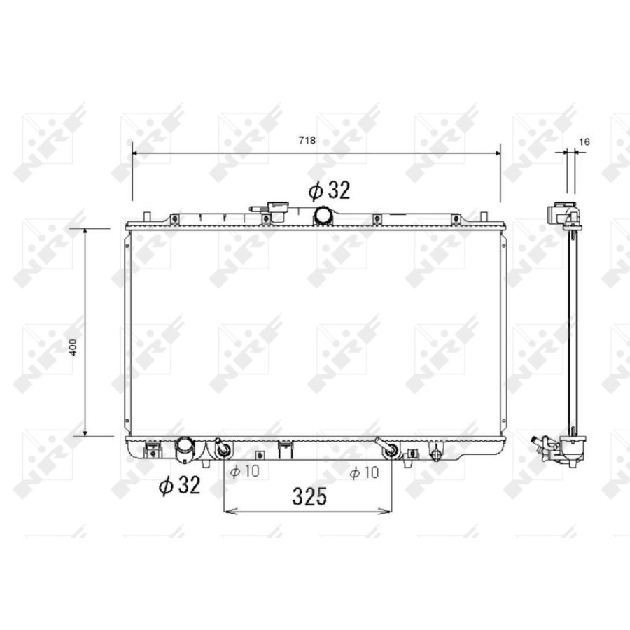Radiatore NRF 53744