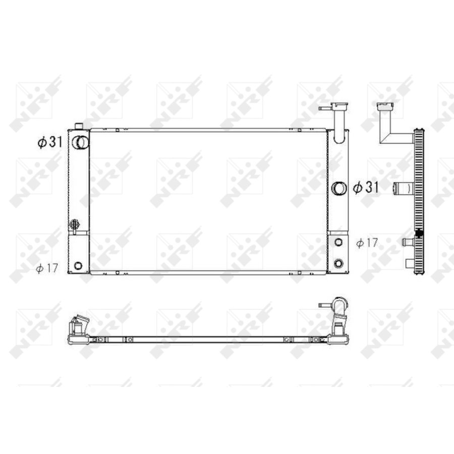 Radiatore NRF 53747