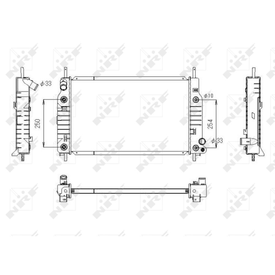 Radiatore NRF 53748