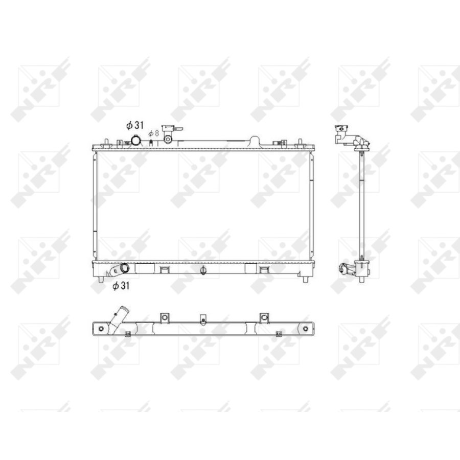 Radiatore NRF 53752
