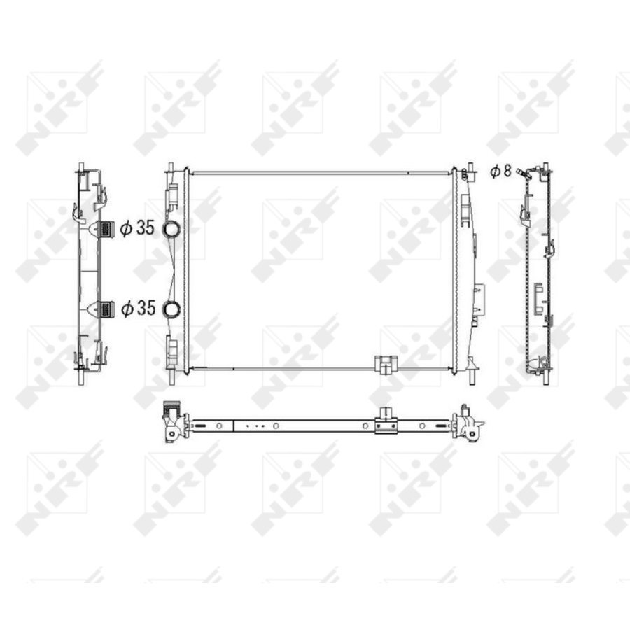 Radiatore NRF 53755