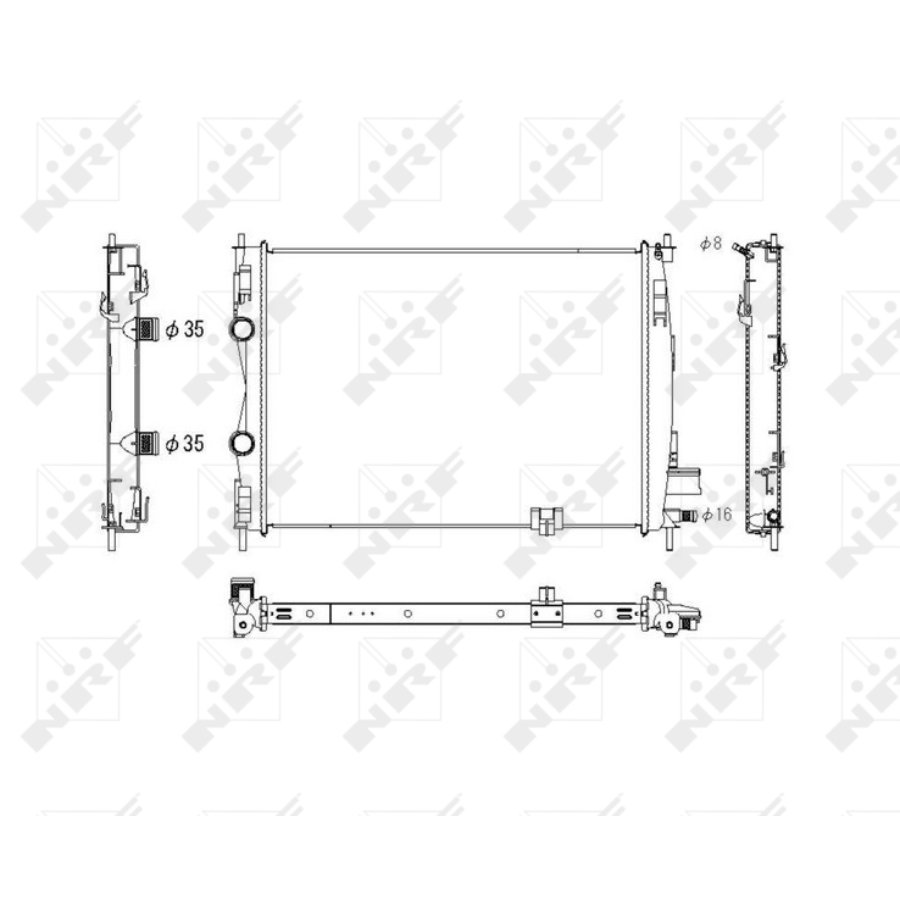 Radiatore NRF 53756