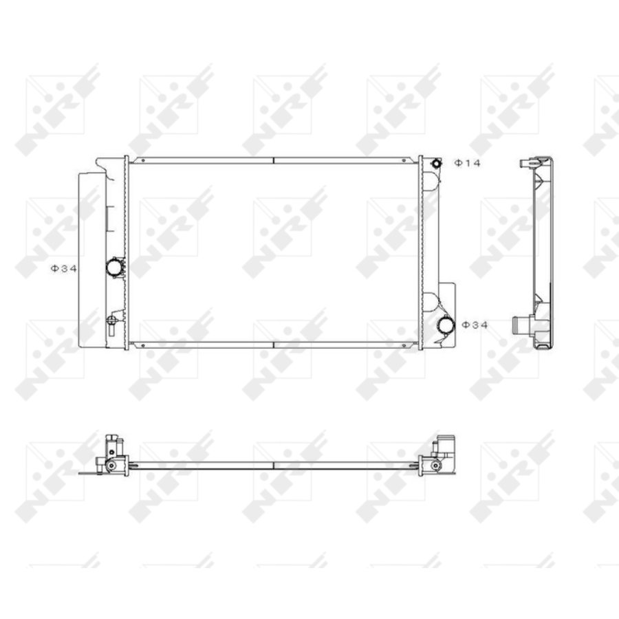 Radiatore NRF 53763