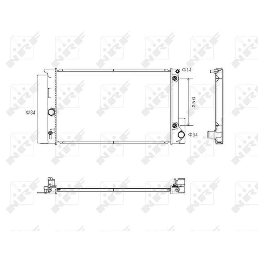 Radiatore NRF 53766