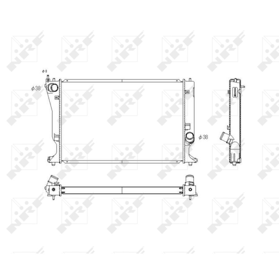 Radiatore NRF 53768
