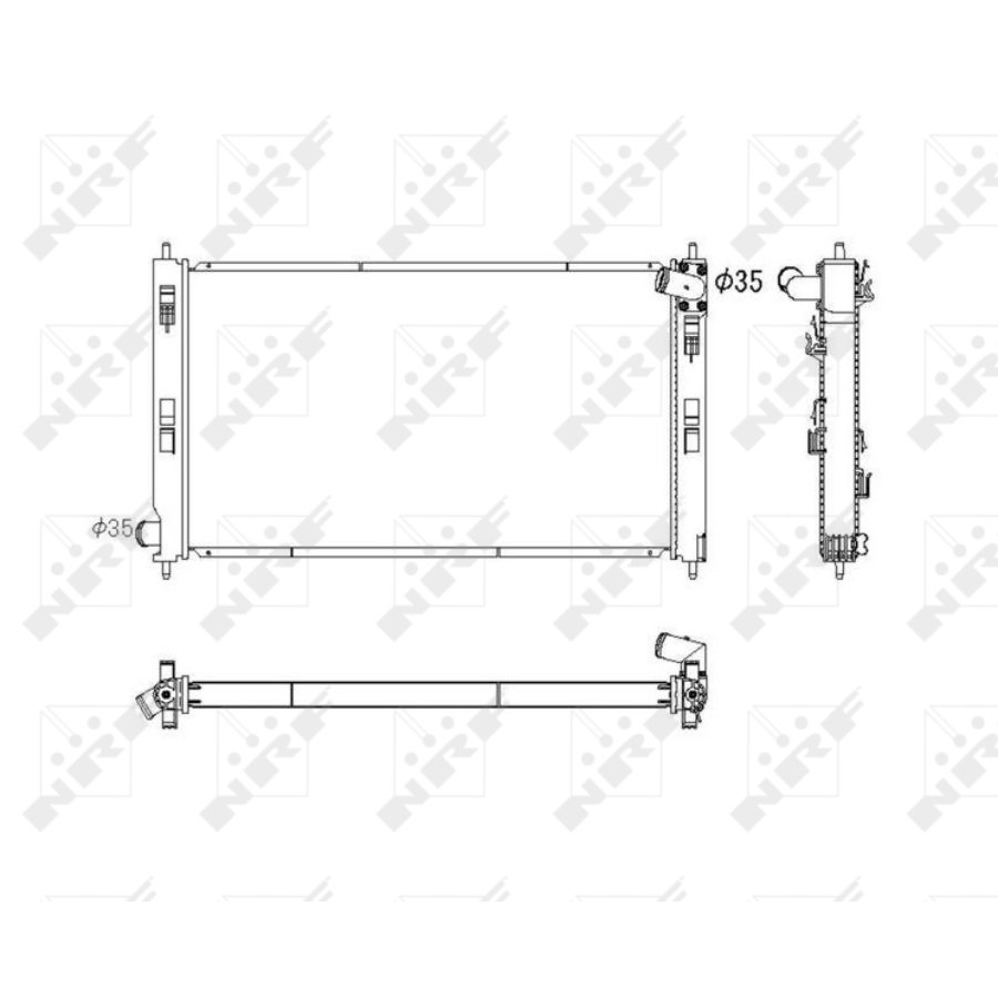 Radiatore NRF 53753