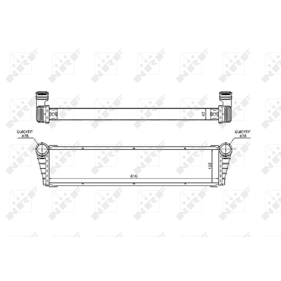 Radiatore NRF 53799