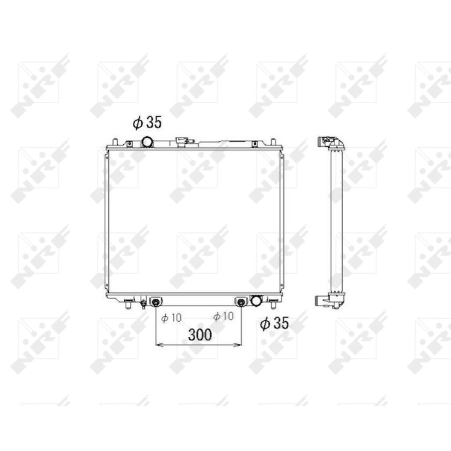 Radiatore NRF 53810