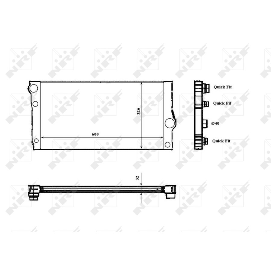 Radiatore NRF 53817