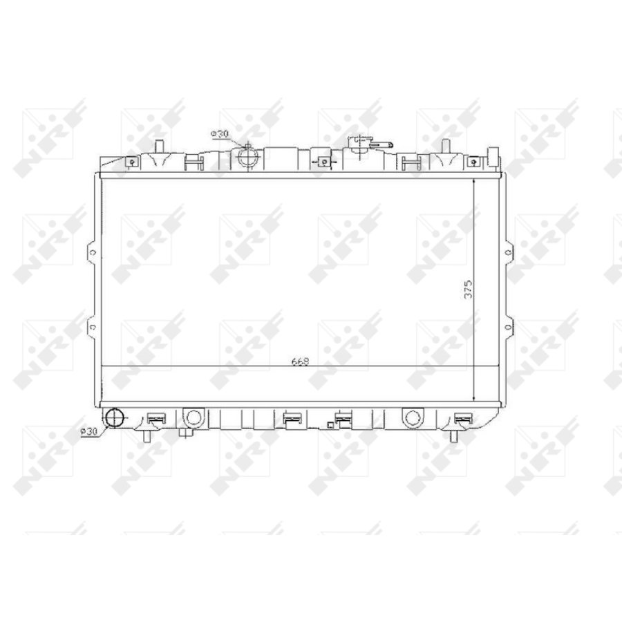 Radiatore NRF 53819