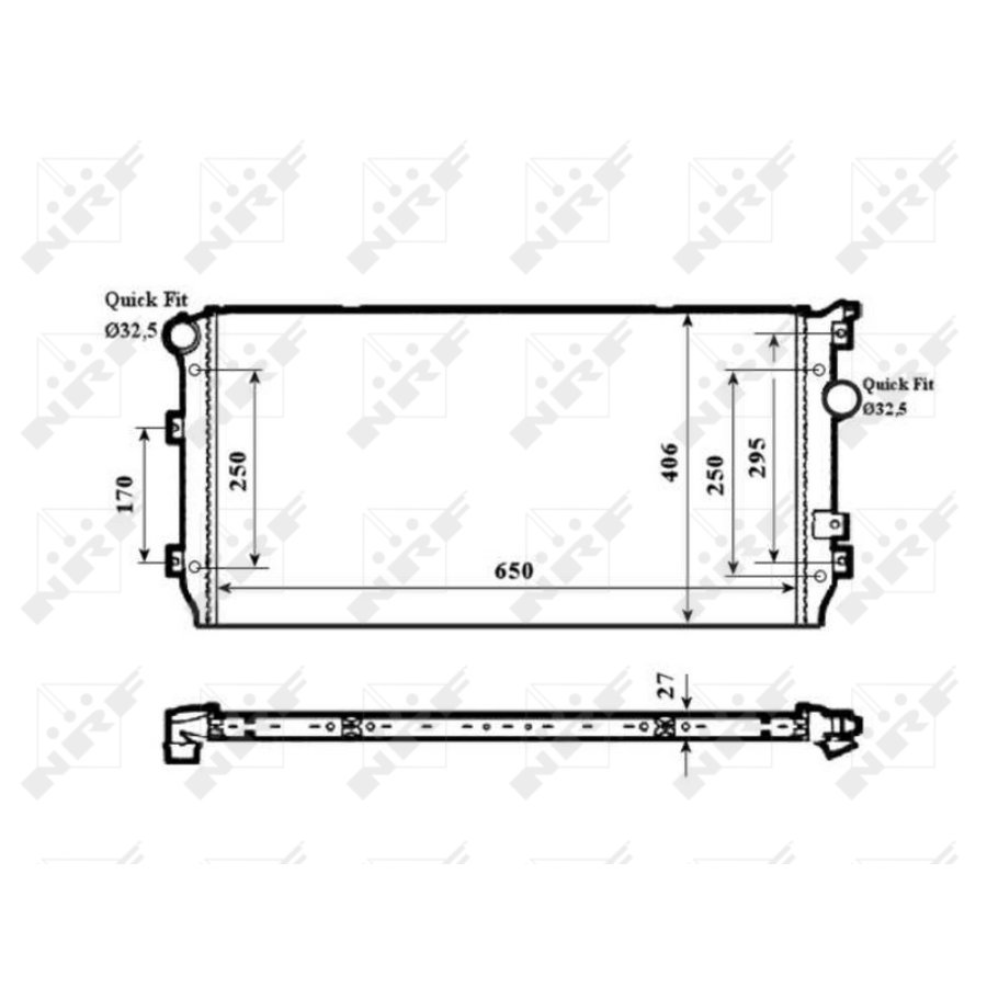 Radiatore NRF 58339