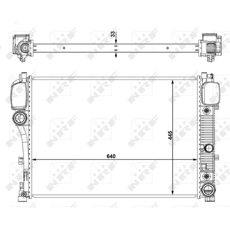 Radiatore NRF 53839