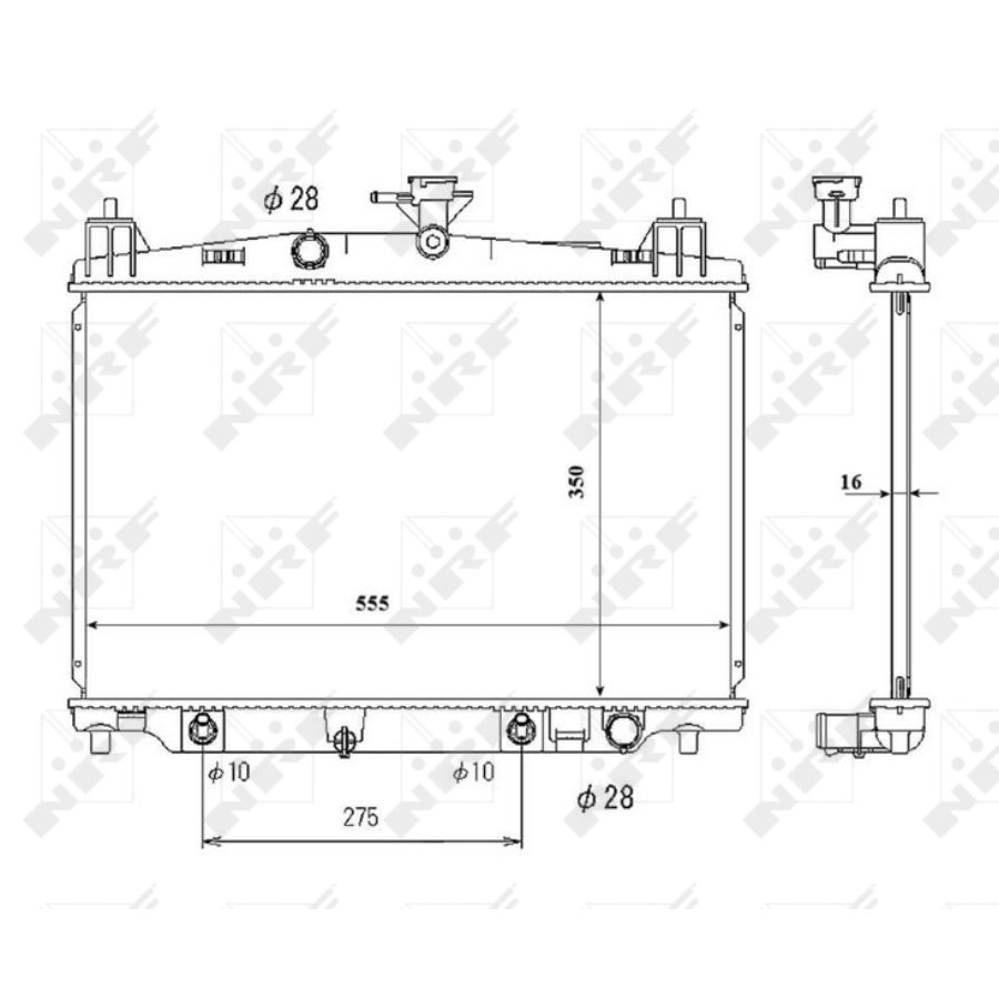 Radiatore NRF 53850