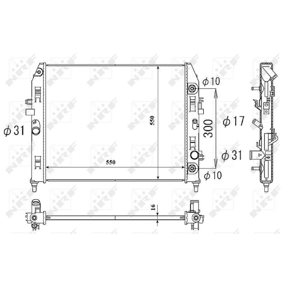 Radiatore NRF 53851