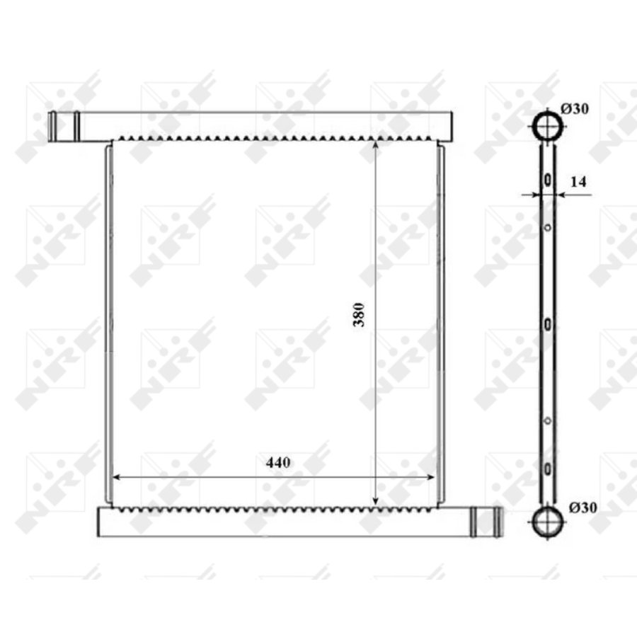 Radiatore NRF 53857