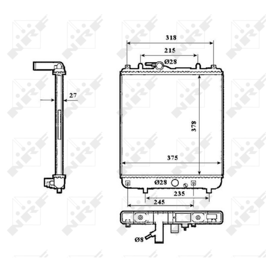 Radiatore NRF 53862