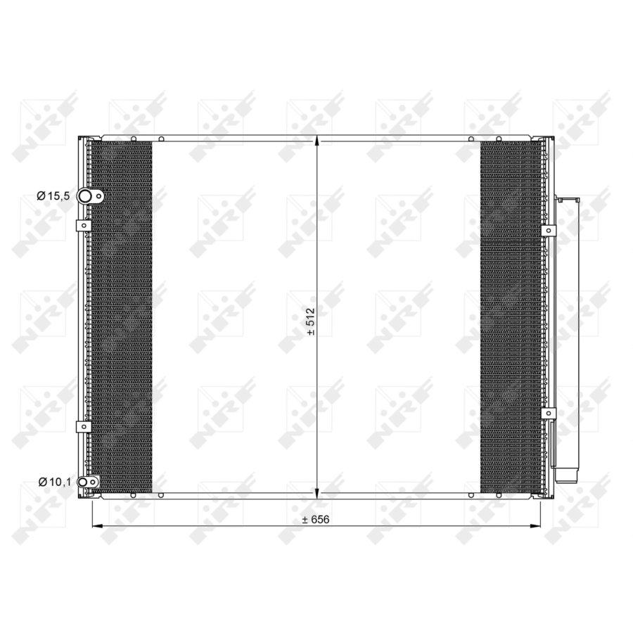 Condensatore con essiccatore NRF 35857 EASY FIT