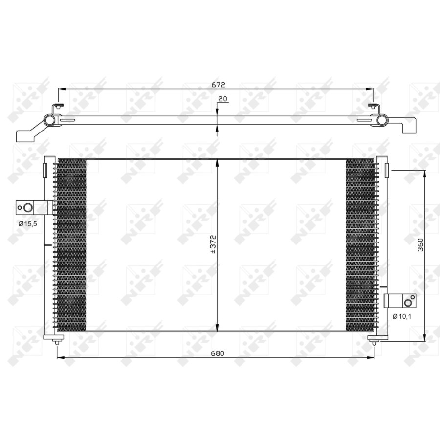 Condensatore NRF 35877 EASY FIT