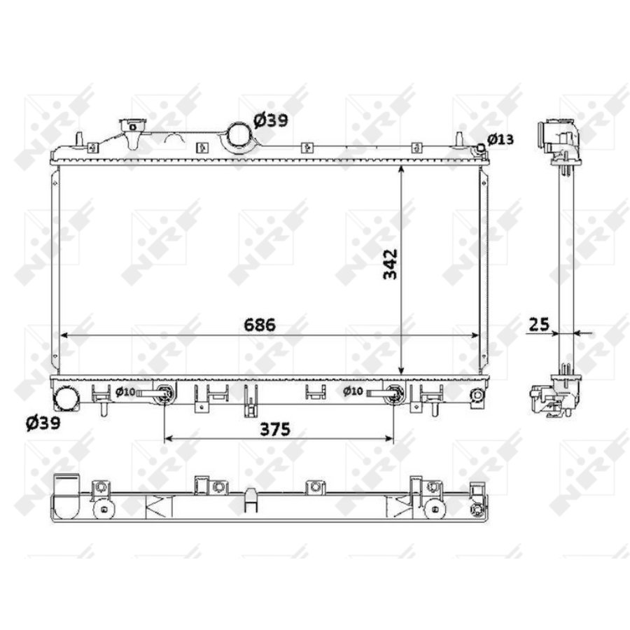 Radiatore NRF 53886