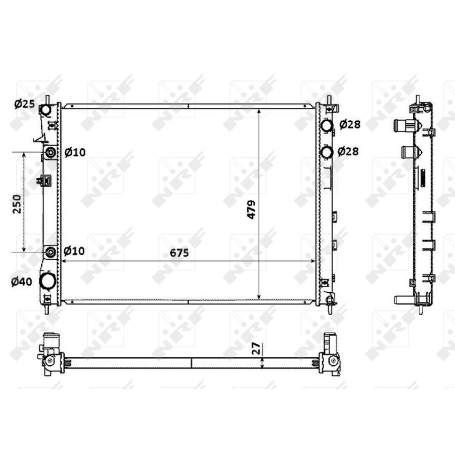 Radiatore NRF 53887