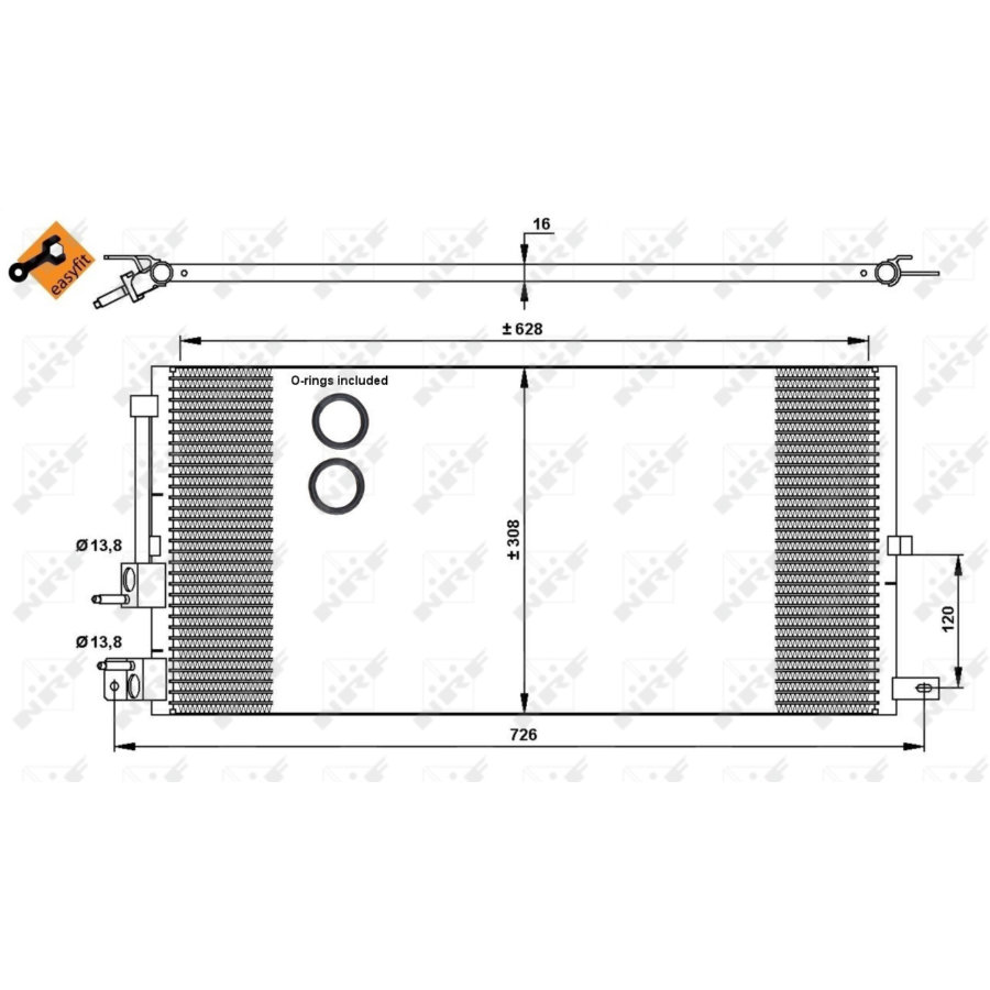 Condensatore NRF 35885 EASY FIT