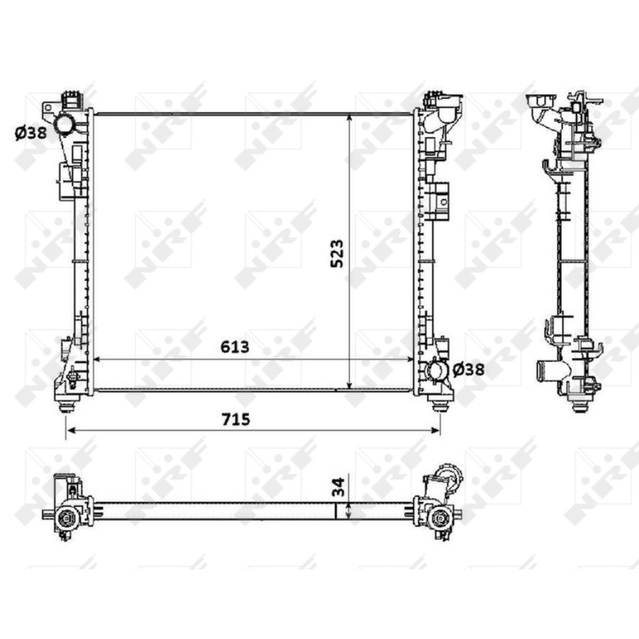 Radiatore NRF 53900