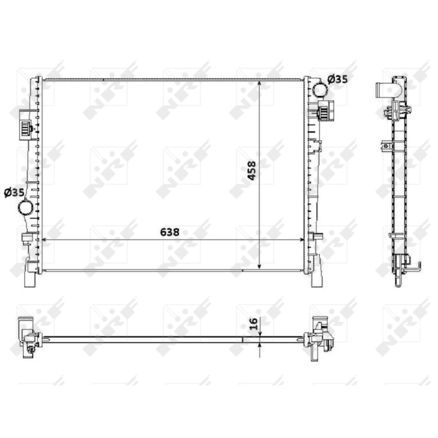 Radiatore NRF 53901