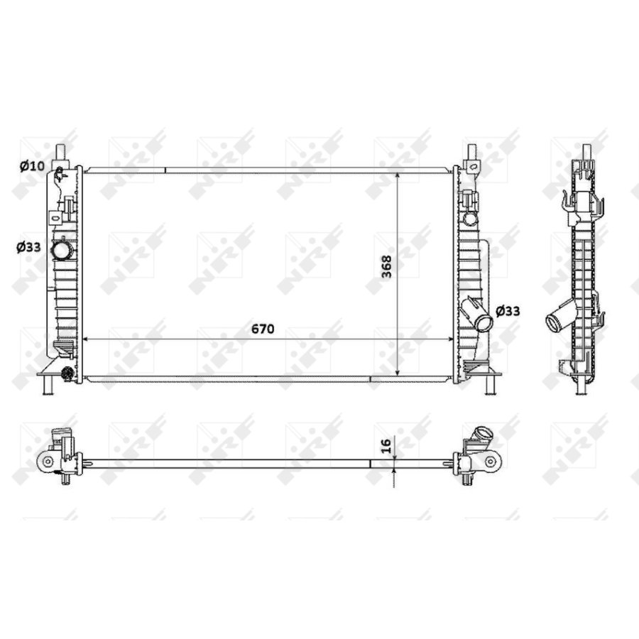 Radiatore NRF 53905