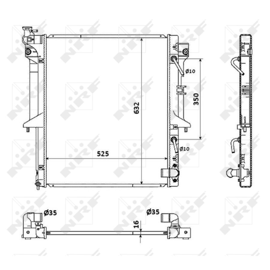 Radiatore NRF 53909