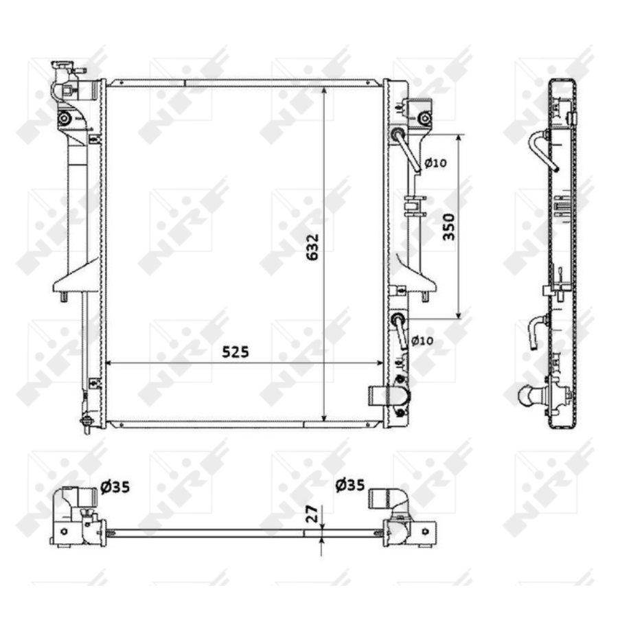 Radiatore NRF 53910
