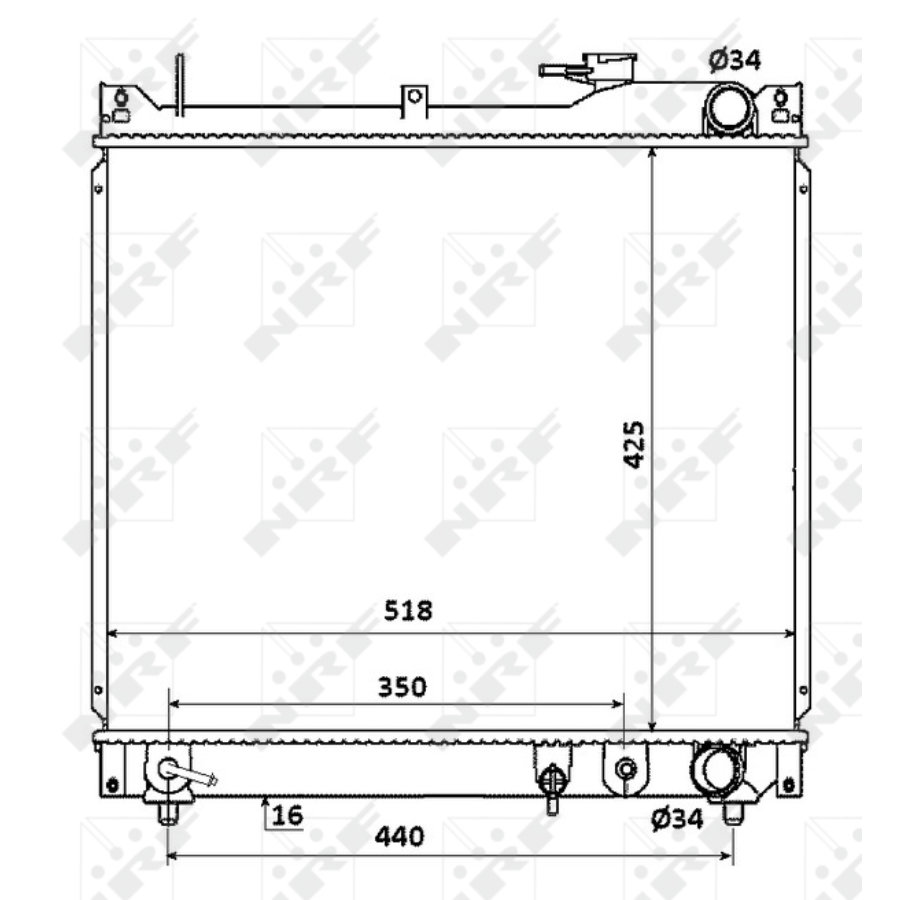 Radiatore NRF 53914