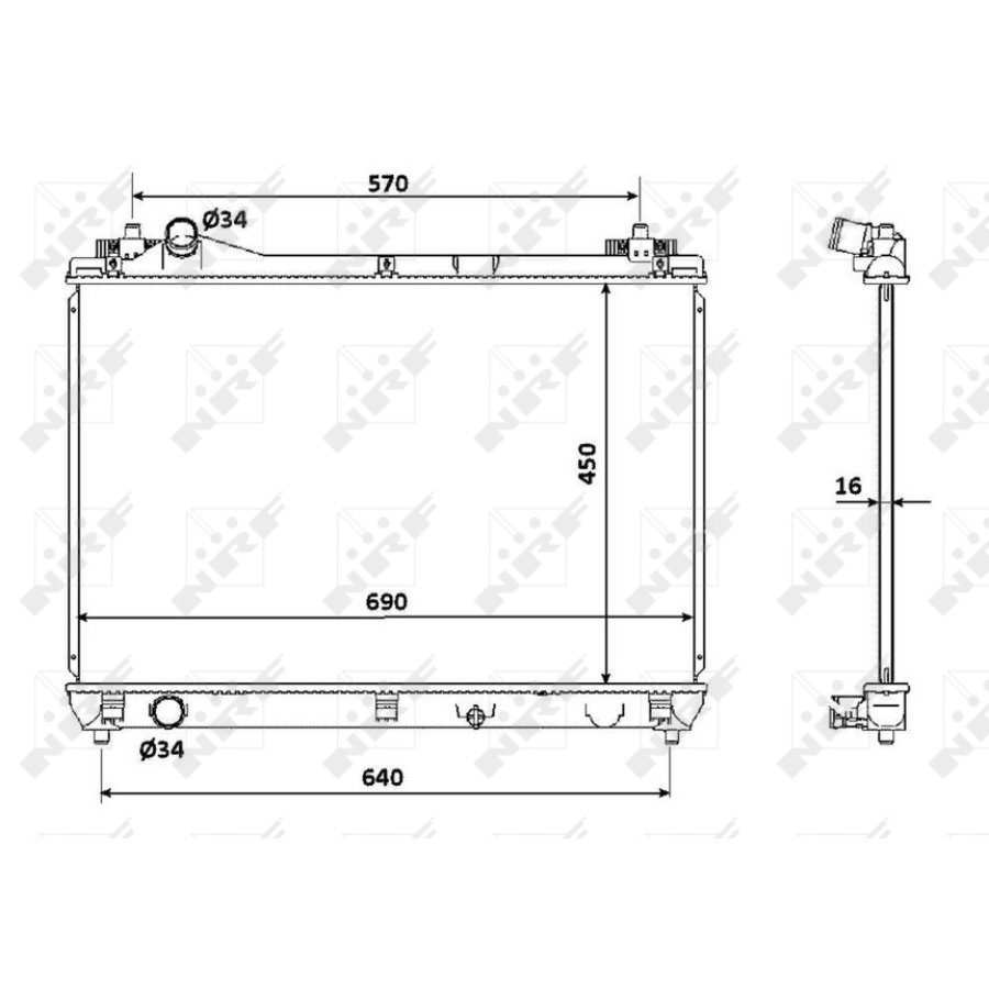 Radiatore NRF 53915
