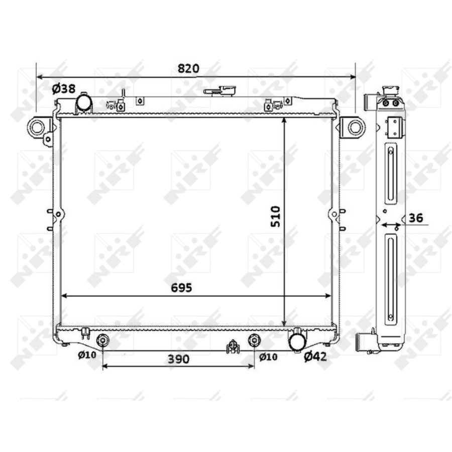 Radiatore NRF 53919