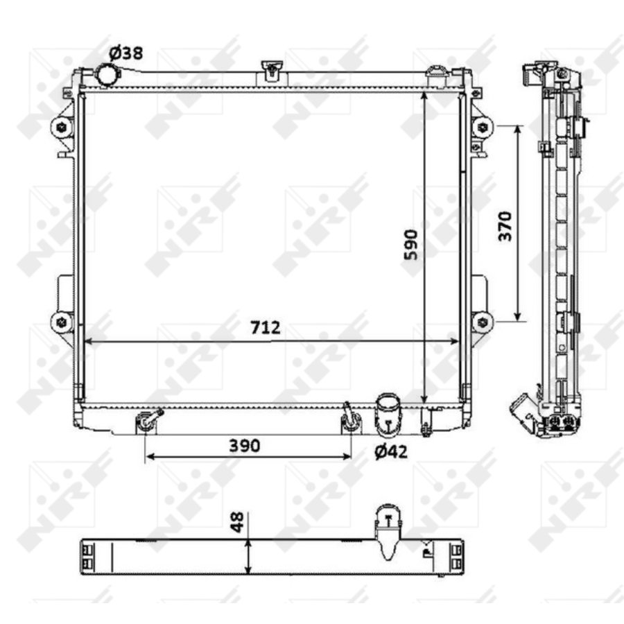 Radiatore NRF 53923