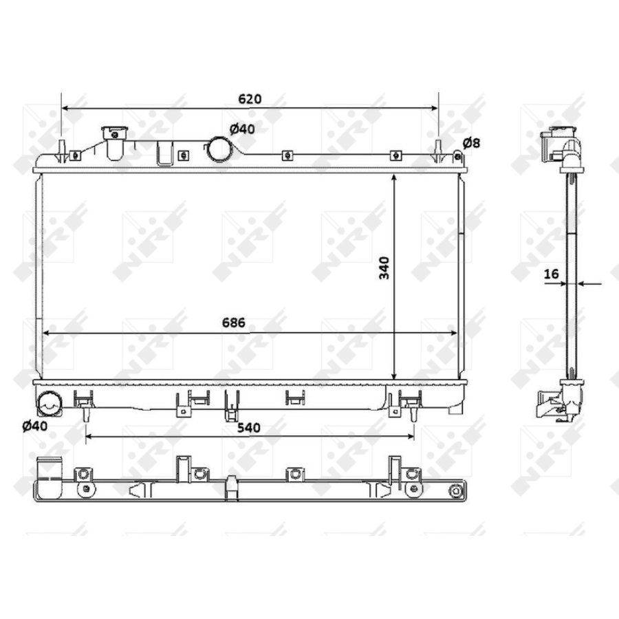 Radiatore NRF 53929