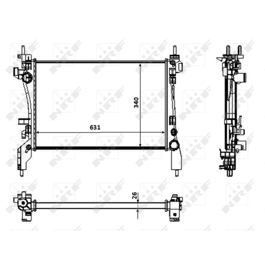 Radiatore NRF 53934