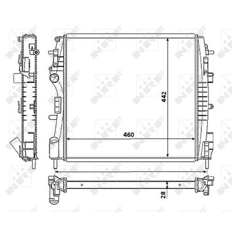 Radiatore NRF 53938