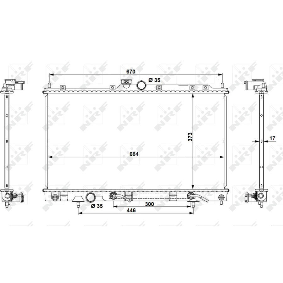 Radiatore NRF 53778 EASY FIT