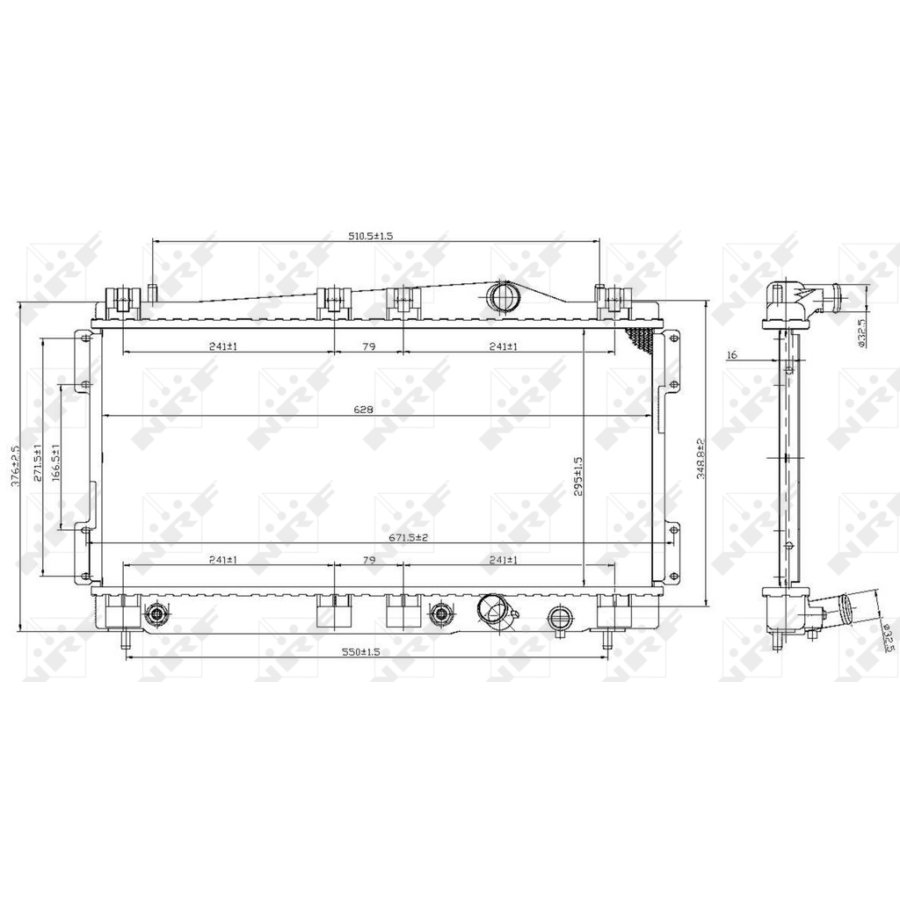 Radiatore NRF 53955