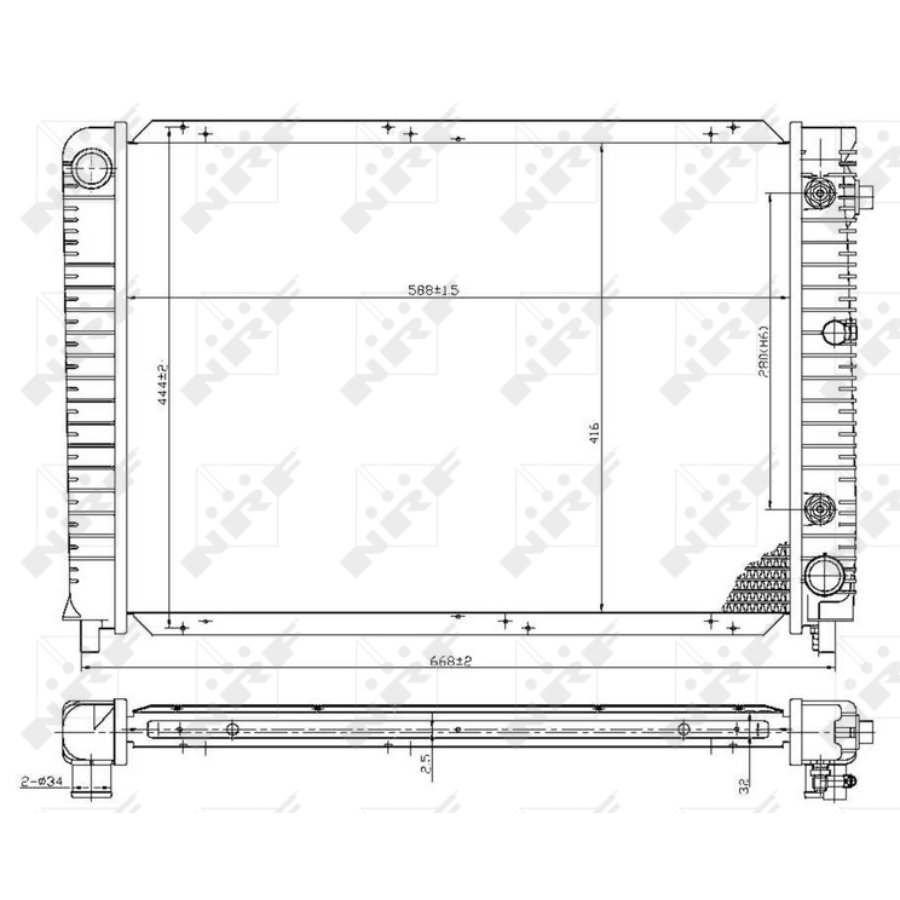 Radiatore NRF 53953