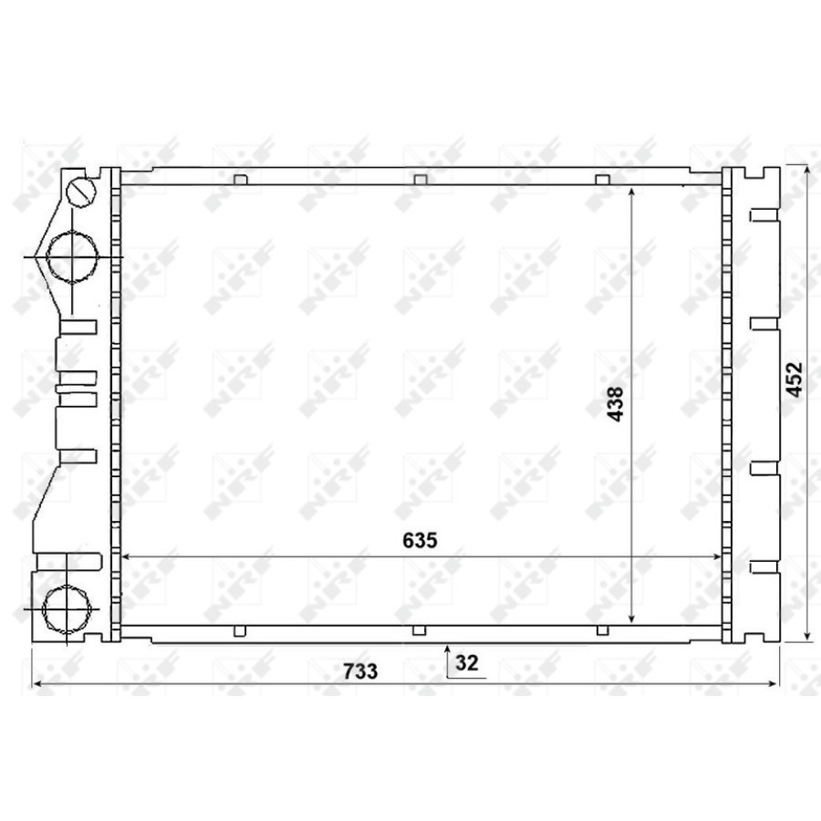 Radiatore NRF 53975