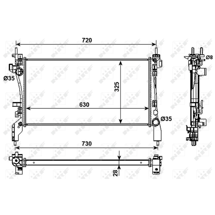 Radiatore NRF 53982