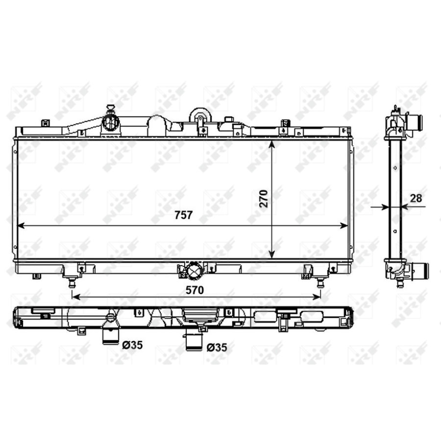 Radiatore NRF 53983
