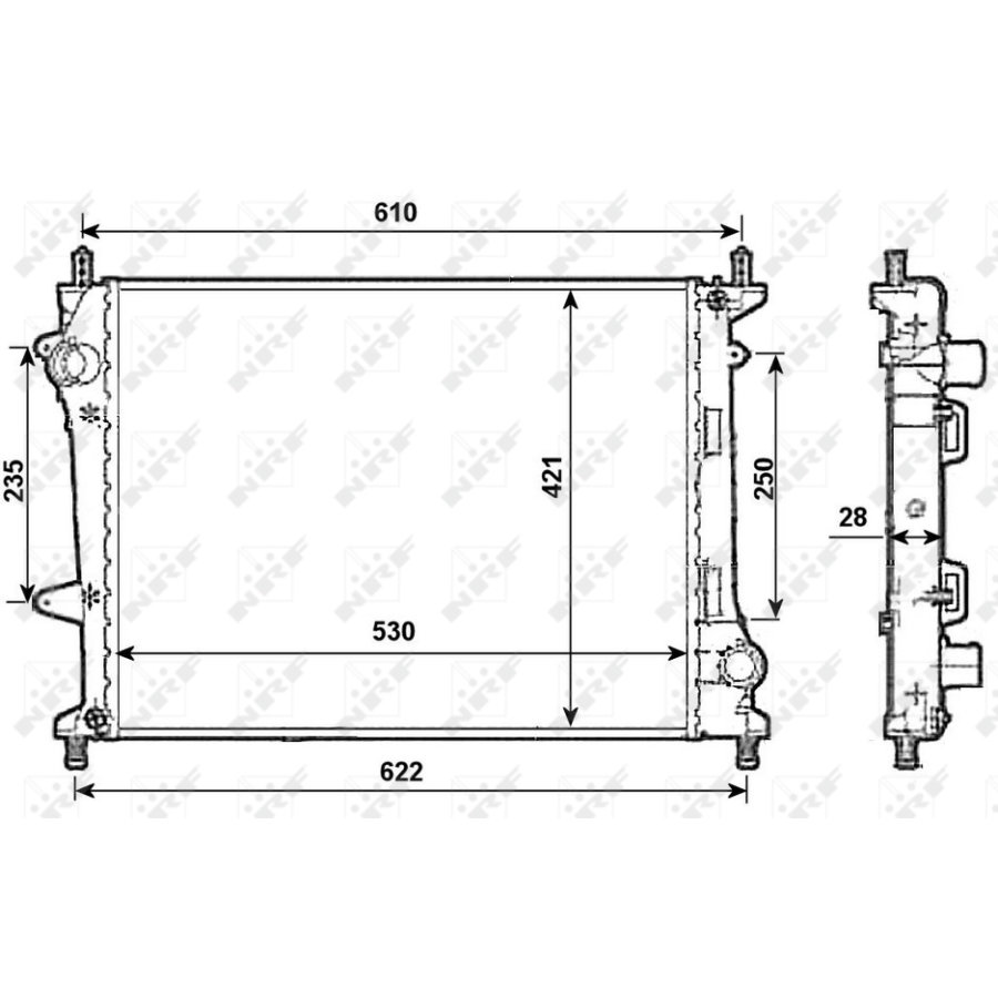 Radiatore NRF 53987