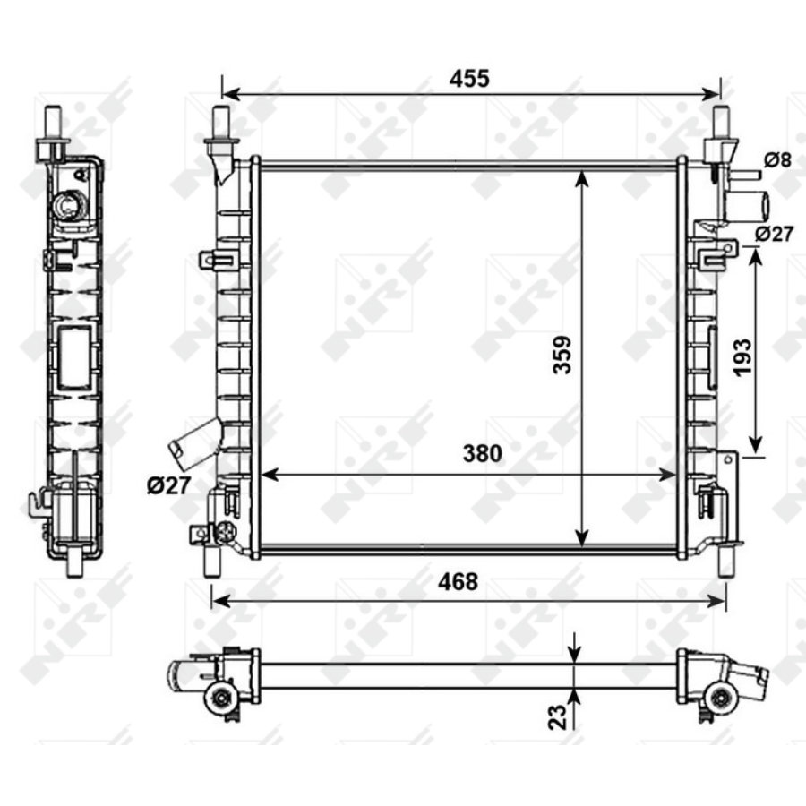 Radiatore NRF 53989